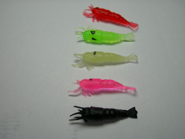 Shrimp()Worms-1\"(5colors)