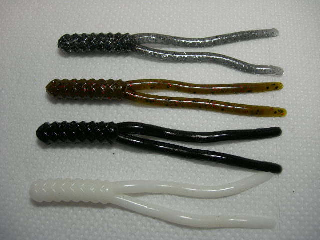 4\"-Trailer Tail Worms(4 colors)